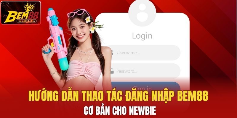 Hướng dẫn thao tác đăng nhập cơ bản cho newbie