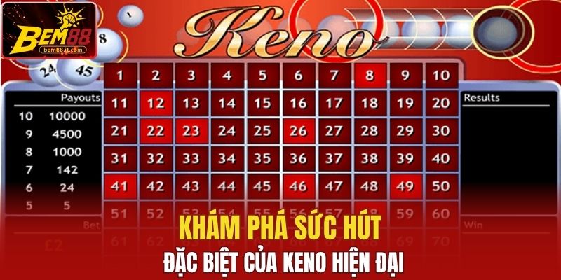 Khám phá cách chơi cơ bản của Keno hiện đại
