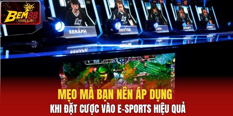 Mẹo mà bạn nên áp dụng khi đặt cược vào E-sports hiệu quả