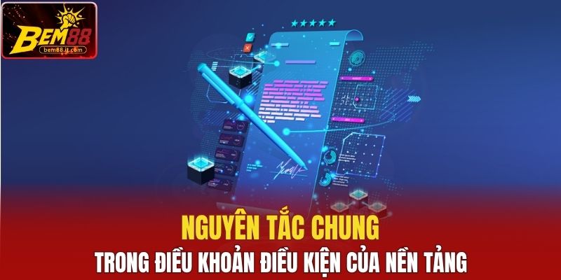 Nguyên tắc chung trong điều khoản điều kiện của nền tảng